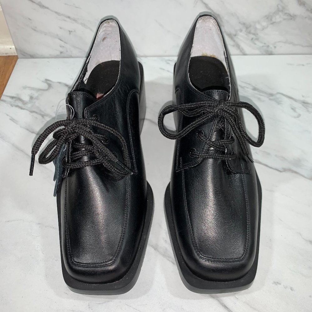 NWT PEERAYS BRAND NEW Leather WW Square Toe Shoes - Picture 2 of 6